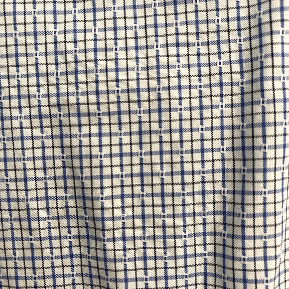 HUGO BOSS Dress Shirt Sharp Fit Spread Check Pattern, 16R - Picture 2 of 2